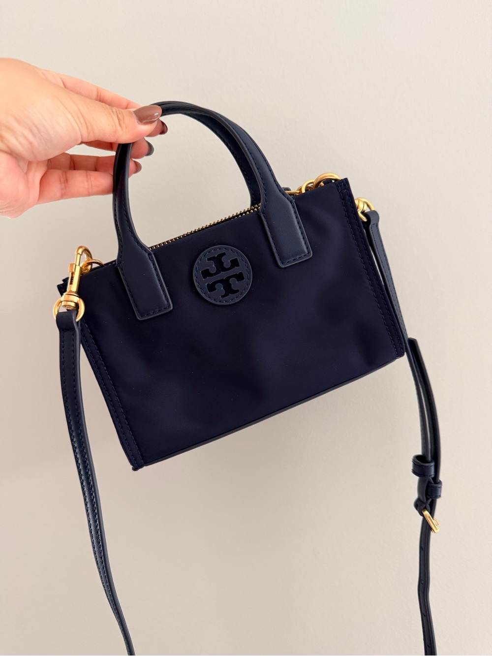 Authentic Tory Burch Navy Mini Crossbody
